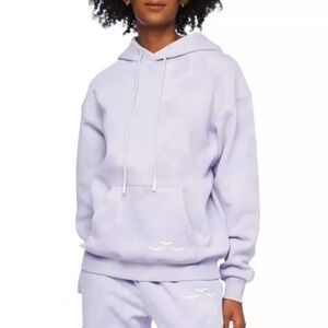 LazyPants Women's Fleece Lined Oversized Boyfriend Sweatshirt Hoodie L